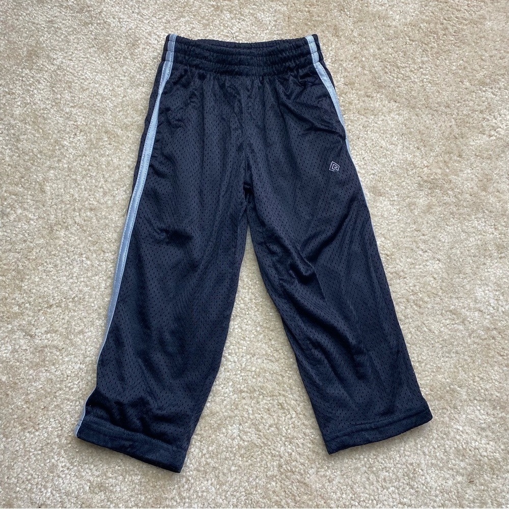 Zelos Little Boys Size 4 Black Mesh Elastic Waist Pants